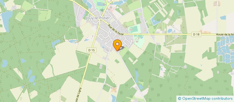 localisation de l'entreprise BOHEME DOREE à JOUY-LE-POTIER