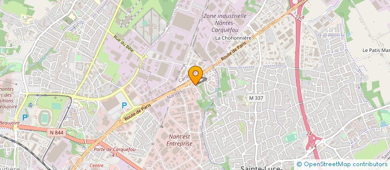 localisation de l'entreprise BOHEME JD à NANTES