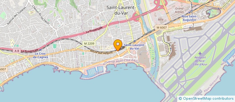 localisation de l'entreprise BOHN-CABOUX  SAINT-LAURENT-DU-VAR