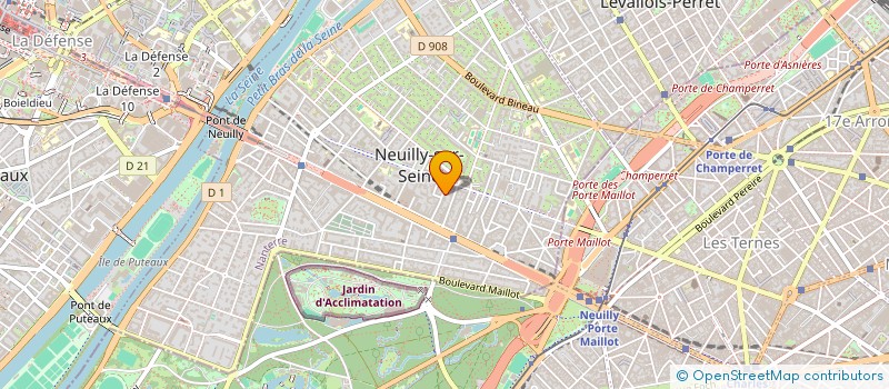 localisation de l'entreprise BOHN PRODUCTION à NEUILLY-SUR-SEINE
