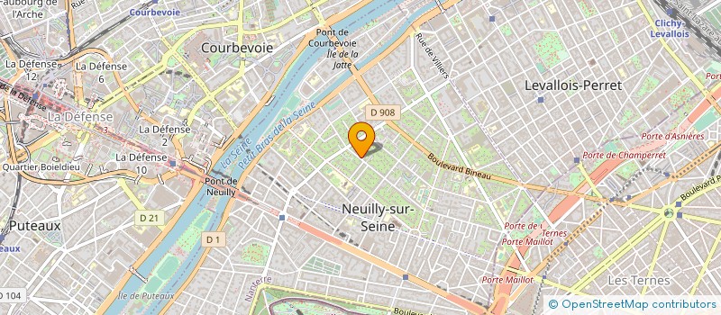 localisation de l'entreprise BOHO BALI à NEUILLY-SUR-SEINE