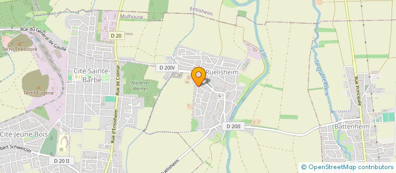 localisation de l'entreprise BOIDEO  RUELISHEIM