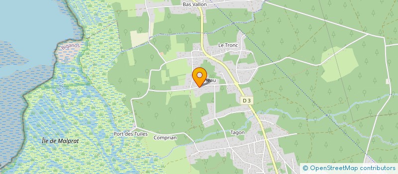 localisation de l'entreprise BOIENNE DE TRAVAUX FORESTIERS à BIGANOS