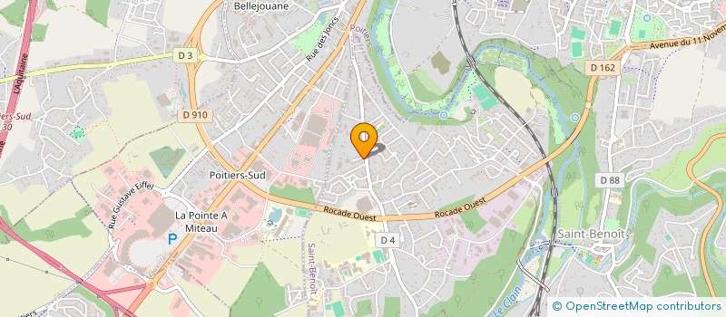 localisation de l'entreprise BOIGE à SAINT-BENOIT