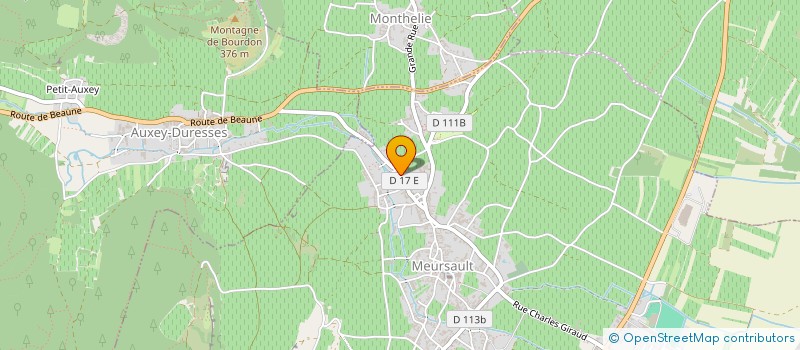 localisation de l'entreprise BOIGELOT ERIC ET PATRICIA  MEURSAULT