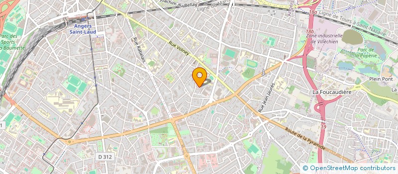 localisation de l'entreprise BOIGNE à ANGERS