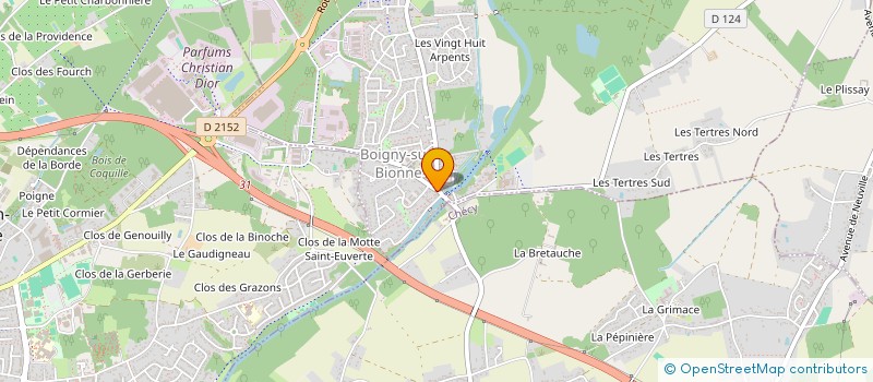 localisation de l'entreprise BOIGNY ASSOCIATION RUGBY à BOIGNY-SUR-BIONNE