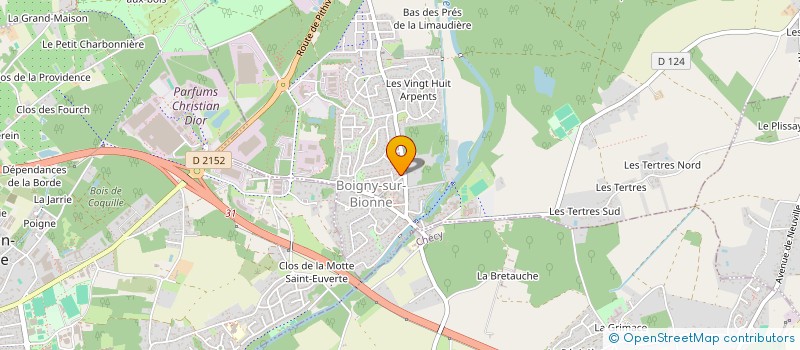 localisation de l'entreprise BOIGNY DOUVES à BOIGNY-SUR-BIONNE