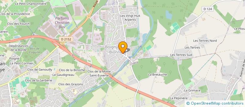 localisation de l'entreprise BOIGNY PATRIMOINE ET HISTOIRE  BOIGNY-SUR-BIONNE