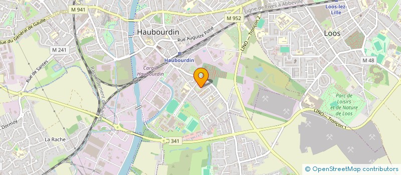 localisation de l'entreprise BOIJIMMO  HAUBOURDIN