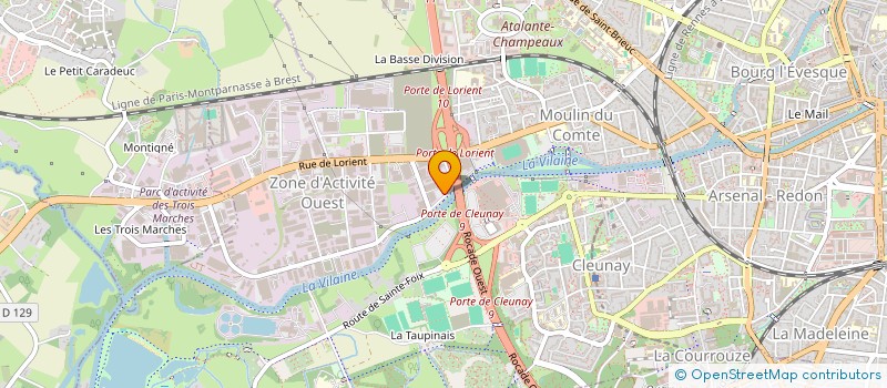 localisation de l'entreprise BOILAMBRA  RENNES