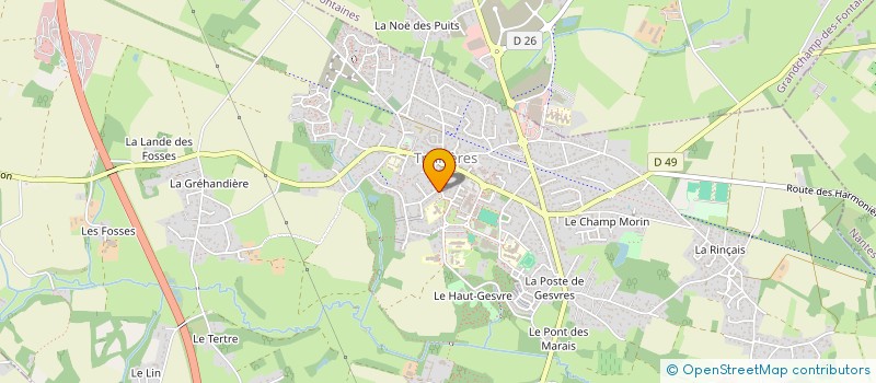 localisation de l'entreprise BOILEAU INVESTISSEMENT  TREILLIERES