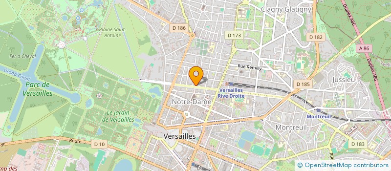 localisation de l'entreprise BOILEAU J3V  VERSAILLES