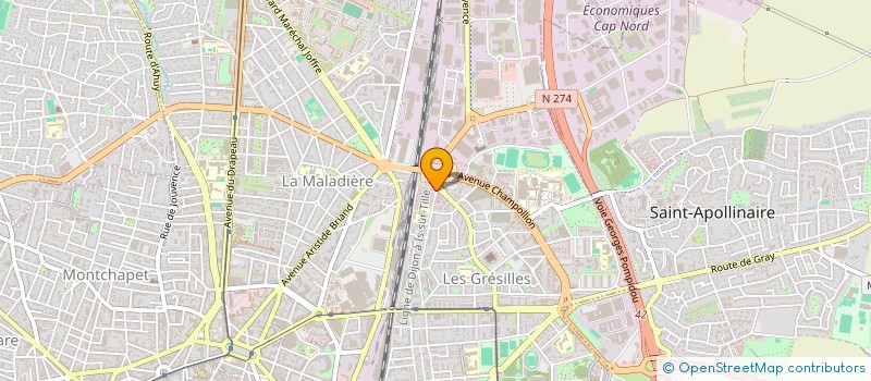 localisation de l'entreprise BOILEAU PATRICIA  DIJON