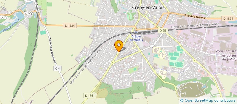 localisation de l'entreprise BOILEDIEU PATRIMOINE  CREPY-EN-VALOIS