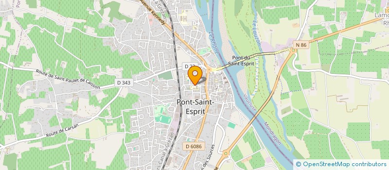 localisation de l'entreprise BOILLAT J-YVES RADIER PIERRE à PONT ST ESPRIT