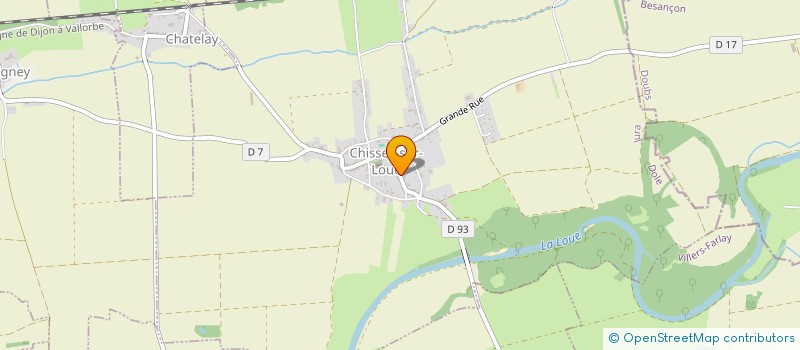 localisation de l'entreprise BOILLEY-FREMIOT  CHISSEY-SUR-LOUE