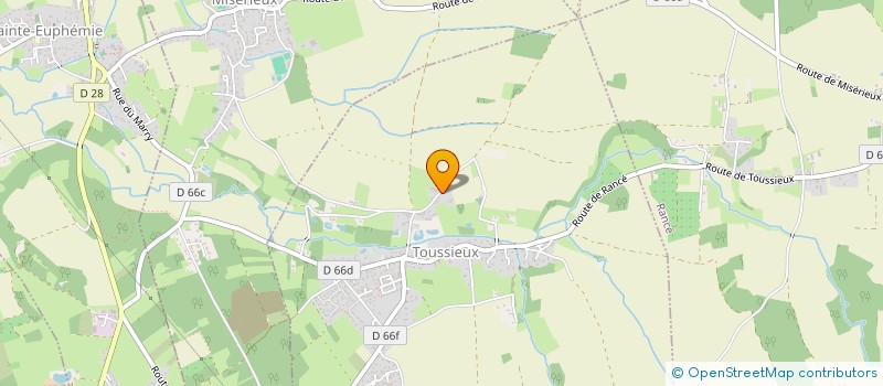 localisation de l'entreprise BOILLOT  TOUSSIEUX