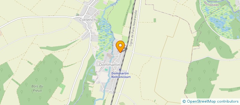 localisation de l'entreprise BOILLY  DOMMARTIN