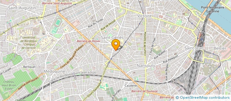 localisation de l'entreprise BOIMIER SAINT MARTIN  BORDEAUX