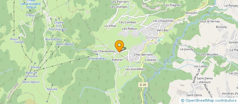 localisation de l'entreprise BOIMOND MACONNERIE  ONNION