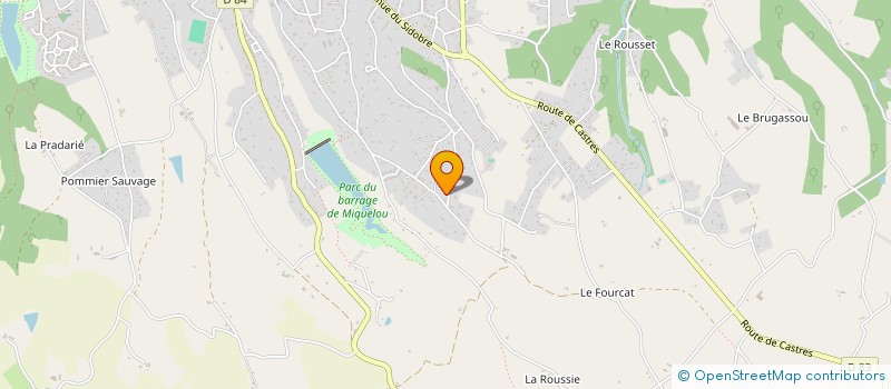 localisation de l'entreprise BOIN&ALOUSQUE  GRAULHET