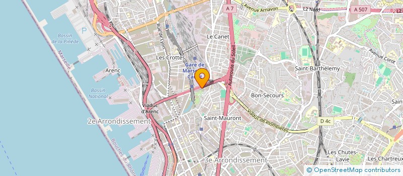localisation de l'entreprise BOINA à MARSEILLE