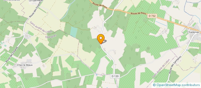 localisation de l'entreprise BOINARD  SAINT-ANDRE-DE-LIDON