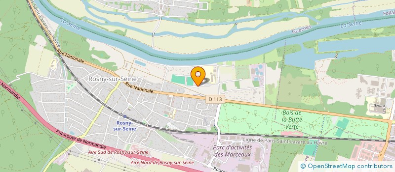 localisation de l'entreprise BOINVILLIERS  ROSNY-SUR-SEINE