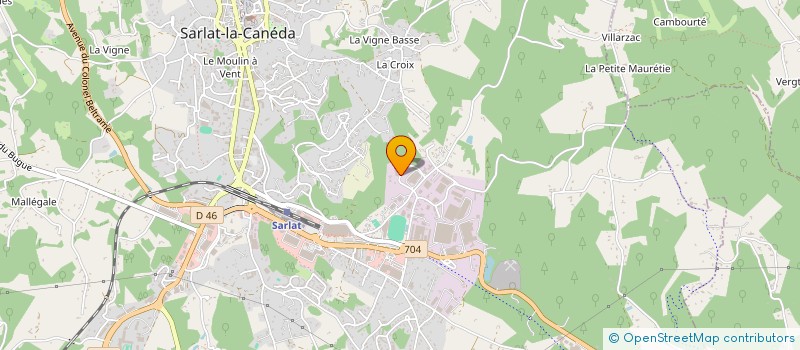localisation de l'entreprise BOIRAYS à SARLAT-LA-CANEDA