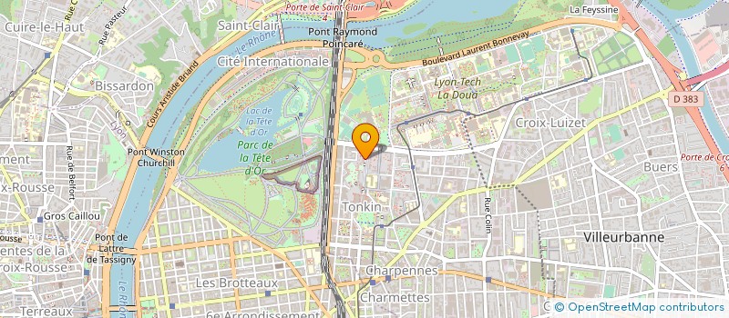 localisation de l'entreprise BOIRE VRAI  VILLEURBANNE