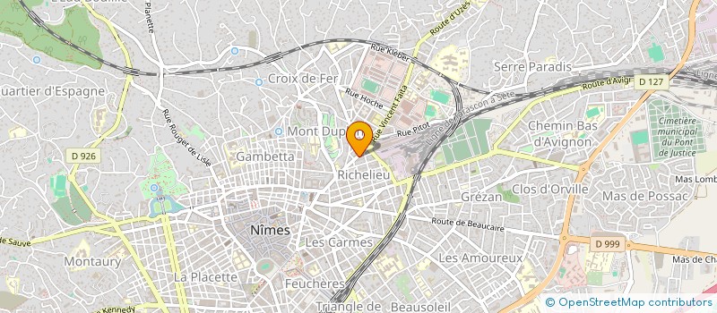 localisation de l'entreprise BOIREAU F ET STOECKLIN M M  NIMES