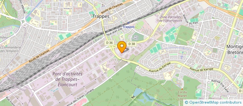 localisation de l'entreprise BOIREAU SERVICES à TRAPPES