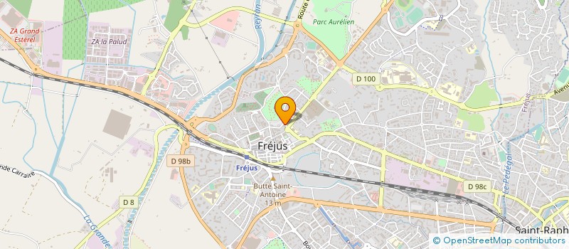 localisation de l'entreprise BOIRIE VERNET à FREJUS