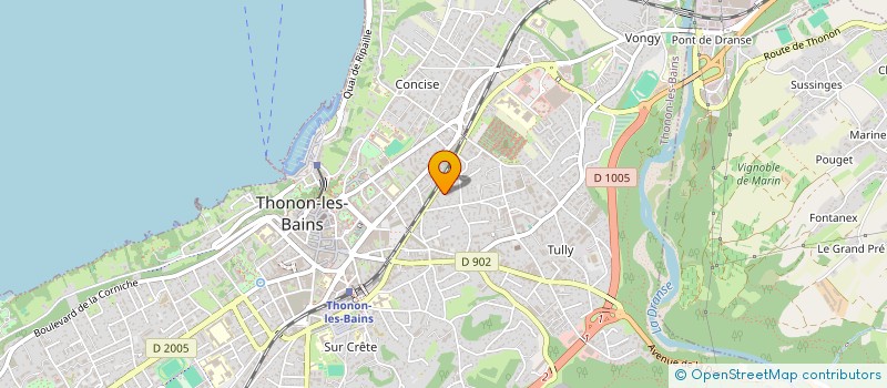 localisation de l'entreprise BOIRON CAP D'AGDE à THONON-LES-BAINS