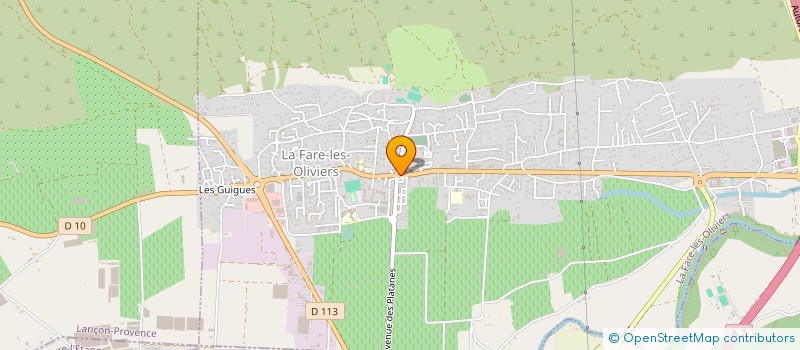 localisation de l'entreprise BOIRON SERGE ET ALICE  LA FARE-LES-OLIVIERS