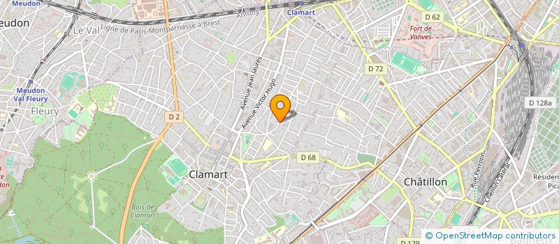 localisation de l'entreprise BOIROT à CLAMART
