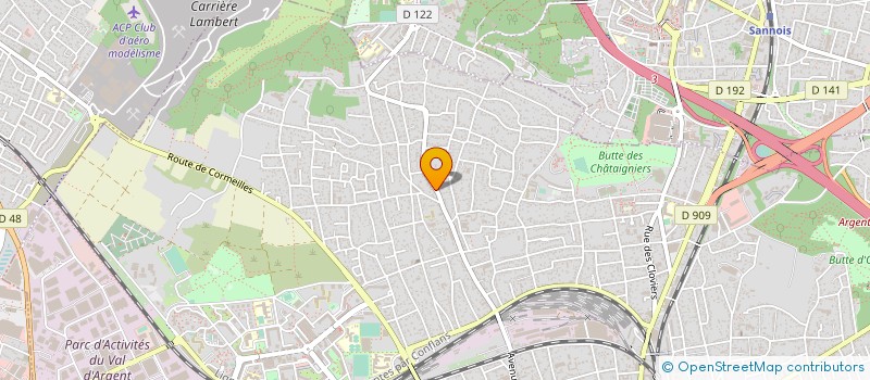 localisation de l'entreprise BOIS à ARGENTEUIL