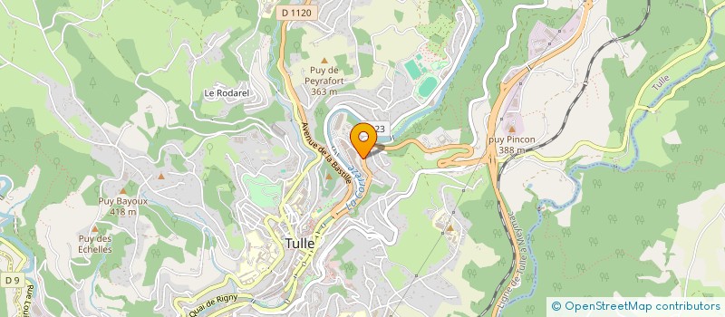localisation de l'entreprise BOIS ABATTAGE 19 à TULLE