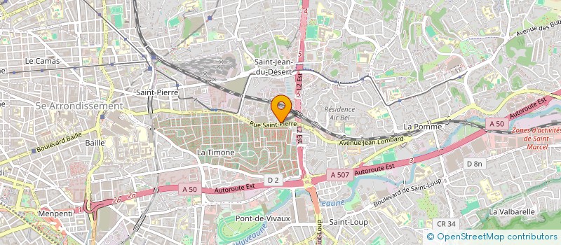 localisation de l'entreprise BOIS ALUS REUNIS à MARSEILLE