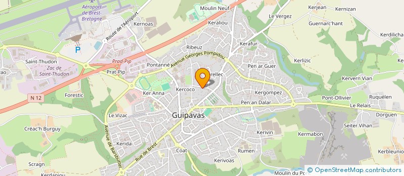 localisation de l'entreprise BOIS AMBITION à GUIPAVAS