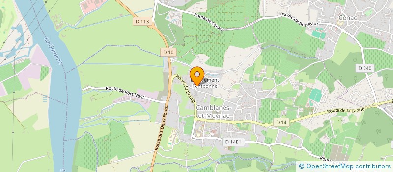 localisation de l'entreprise BOIS AND DESIGN  CAMBLANES-ET-MEYNAC