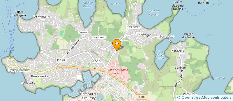 localisation de l'entreprise BOIS ARGOAT  ARZON