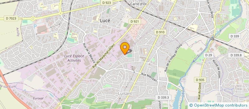 localisation de l'entreprise BOIS & BATIMENT à LUISANT