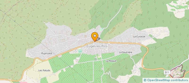 localisation de l'entreprise BOIS & BEN à CUGES-LES-PINS