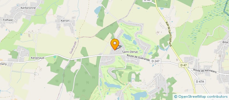 localisation de l'entreprise BOIS BENOIT  SAINT-ANDRE-DES-EAUX