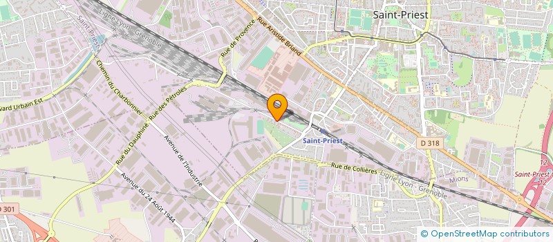 localisation de l'entreprise BOIS BIS à SAINT-PRIEST