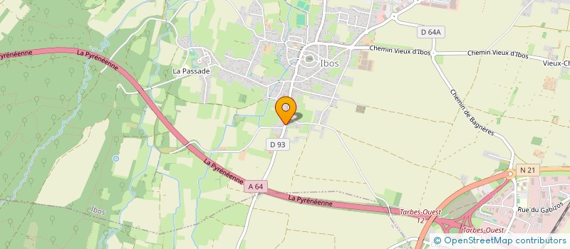 localisation de l'entreprise BOIS BLANC  IBOS