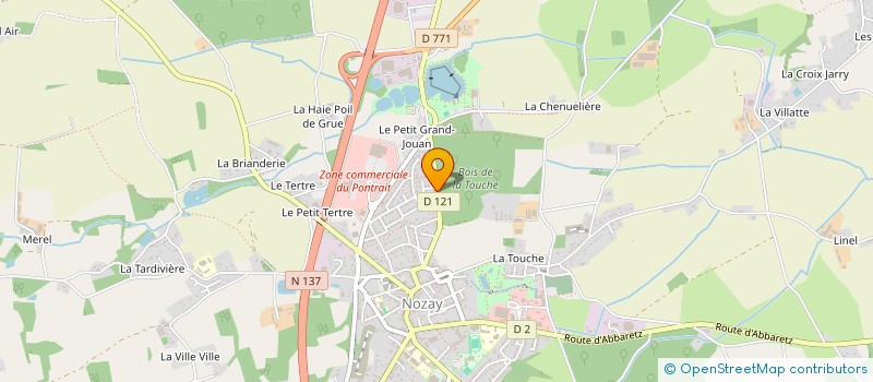 localisation de l'entreprise BOIS BOURDAUD à NOZAY