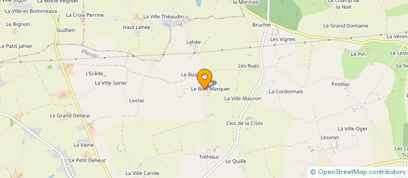 localisation de l'entreprise BOIS BROCELIANDE à IFFENDIC